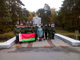 Стражи неба побывали на мемориальном комплексе «Озаричи»