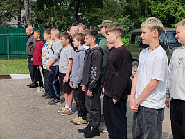 Открытие военно-патриотического лагеря «Защитник Отечества» 