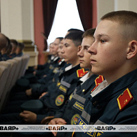 В МСВУ прошла церемония чествования участников парада войк, посвященного 80-летию освобождения Беларуси от немецко-фашистских захватчиков