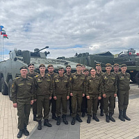 Военнослужащие 120 омбр посетили экспозицию «Дорога к Победе»