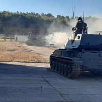 Артиллеристы убыли на полевой выход