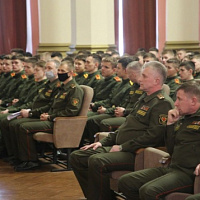 Алексей Дзермант посетил Минское суворовское военное училище