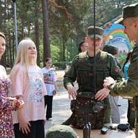 Выездной день открытых дверей Военной академии в детском оздоровительном лагере «Горизонт»