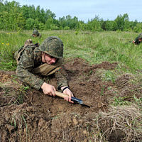 Комплексные контрольные занятия с военнослужащими нового пополнения