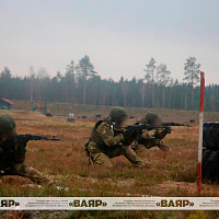 Занятия по боевой подготовке с курсантами Военной академии