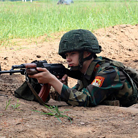 В Военной академии продолжается учебно-полевой сбор с кадетами и суворовцами 