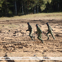 На Обуз-Лесновском полигоне прошло контрольное занятие с командирами батальонов и рот