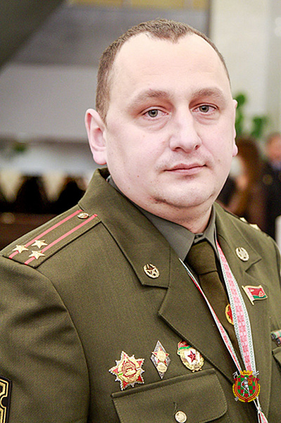 Гвардии полковник Николай Ращинский, заместитель командира 11‑й гвардейской омбр по идеологической работе