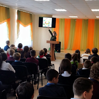 Занятие с учащимися 12 средней школы г.Борисова