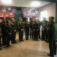Военнослужащие в/ч 29969 продолжают активно участвовать в военно-патриотическом воспитании учащейся молодёжи 