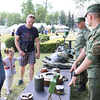 Праздничные мероприятия в столичном парке Победы