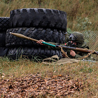 Занятия по огневой подготовке с курсантами Военной академии