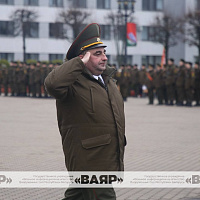 Принятие присяги новым пополнением Северо-Западного оперативного командования