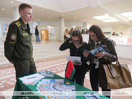 Военно-медицинский институт в БГМУ принял участие в общереспубликанском дне открытых дверей