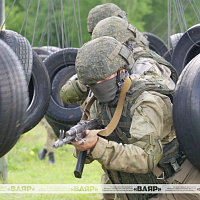 Комплексное контрольное занятие с военнослужащими нового пополнения
