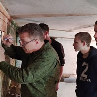 В рамках военно-спортивного многоборья
