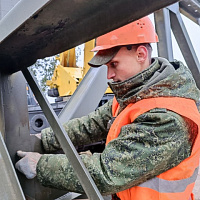 Тактико-специальное учение 36-й дорожно-мостовой бригады 