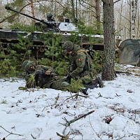 Боевая учеба гвардейцев