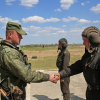 Выполнение упражнений контрольных стрельб из танка Т-72Б