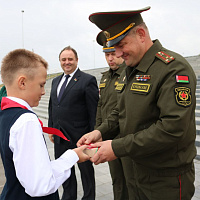 Учащиеся гимназии города Жодино вступили в военно-патриотический клуб «Волот»