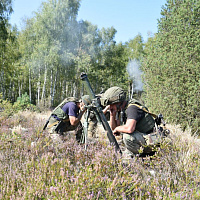  На полигоне Брестский проходит лагерный сбор артиллерийских подразделений