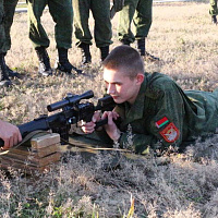 Белорусские военнослужащие принимают участие в мероприятиях военно-патриотической направленности 