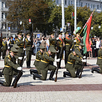 Курсанты военно-транспортного факультета в БелГУТ приняли Военную присягу