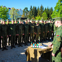 В Минской военной комендатуре прошел единый день безопасности военной службы