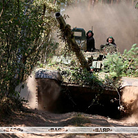 Танкисты и зенитчики выполняют задачи по усилению государственной границы на южном направлении