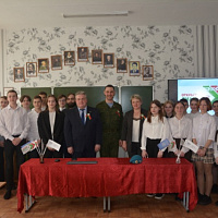 Участники творческого патриотического марафона «Цветы Великой Победы» посетили агрогородок Хотыничи