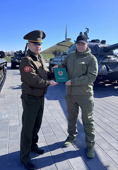 В музей Государственного мемориального комплекса «Хатынь переданы документальные фильмы телекомпании «ВоенТВ»