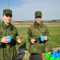 Минские суворовцы в гостях у гвардейцев