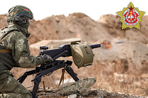 Занятия по огневой подготовке с курсантами Военной академии