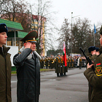 Принятие Военной присяги военнослужащими Минской военной комендатуры