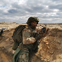 Комплексные контрольные занятия с брестскими десантниками