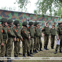 В 72 ОУЦ продолжает работу военно-патриотический лагерь «Готовы Родине служить»