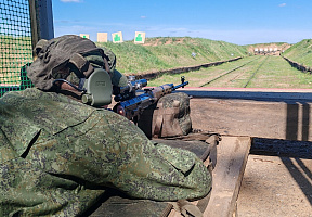 Занятия по боевой подготовке с военнослужащими 19 омбр