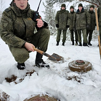 Практическое занятие по инженерной подготовке и сапёрному делу