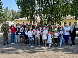 Закрытие смены военно-патриотического лагеря «Зубр» 