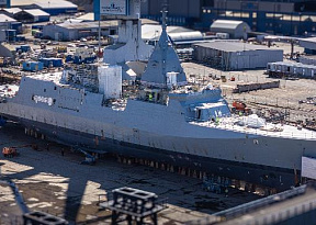 Спущен на воду головной финский корвет типа Pohjanmaa