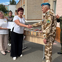 Военнослужащие и ветераны 49 ртбр пригласили в гости учащихся Козенской средней школы