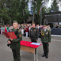 Военную присягу приняли