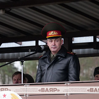 Военную присягу приняли новобранцы 361-й базы охраны и обслуживания