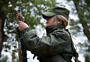 C личным составом 48-го отдельного батальона РЭБ прошли занятия по огневой подготовке