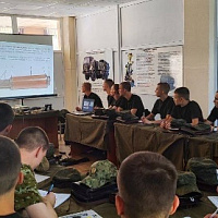 Огневая подготовка у курсантов военного факультета в БГУ