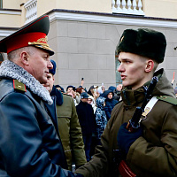 Торжественный ритуал принятия Военной присяги в Военной академии Республики Беларусь