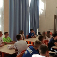 Минские суворовцы посетили находящийся в «Орлёнке» Дом авиации и космонавтики