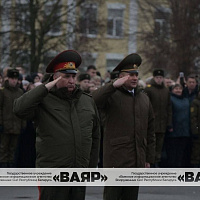 Новобранцы 30-й отдельной железнодорожной бригады приняли Военную присягу