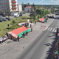  Белорусские военнослужащие приняли участие в праздновании Дня государственных символов страны