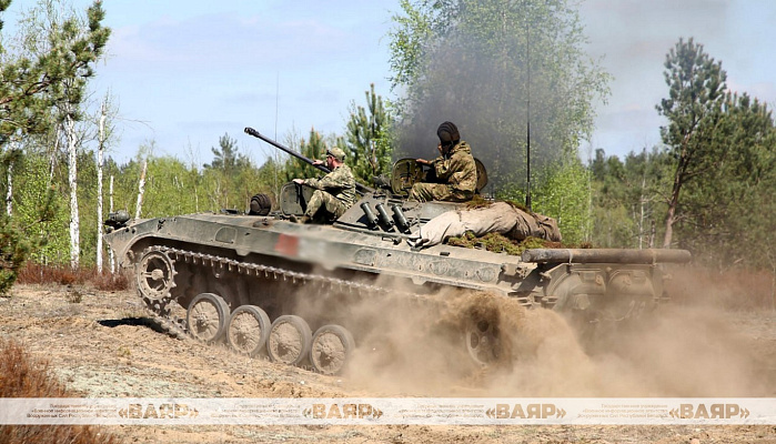 Двустороннее батальонное тактическое учение с механизированными подразделениями ЗОК